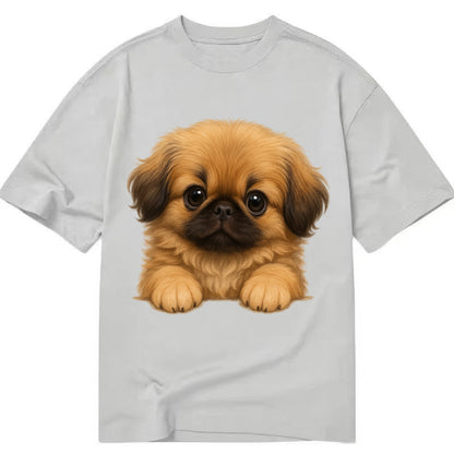 Pekingese  - Classic T-shirt - Grey
