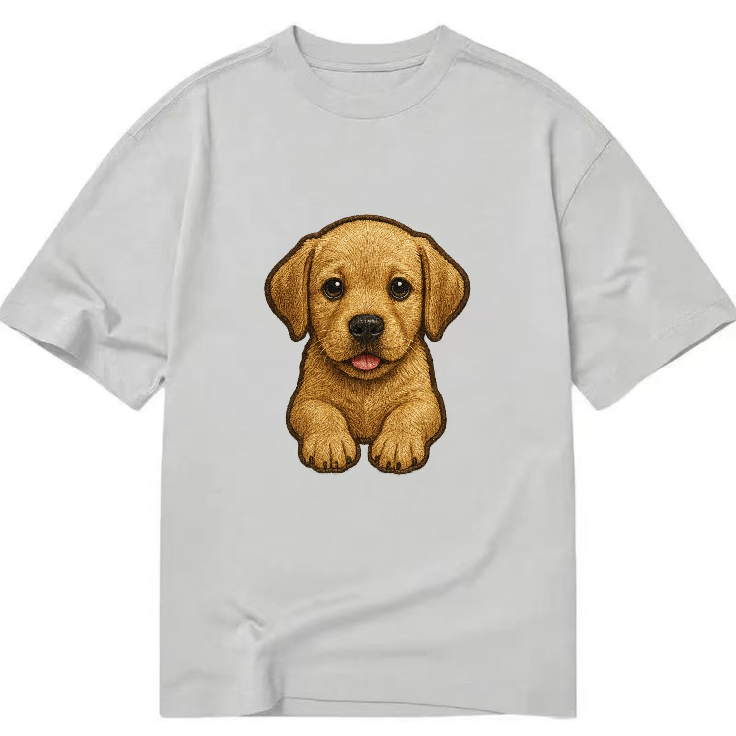 Baby Labrador Retriever Puppy - yellow/black/chocolate, soulful eyes, soft ears, - Classic T-shirt - Grey