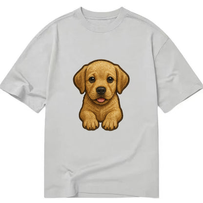 Baby Labrador Retriever Puppy - yellow/black/chocolate, soulful eyes, soft ears, - Classic T-shirt - Grey