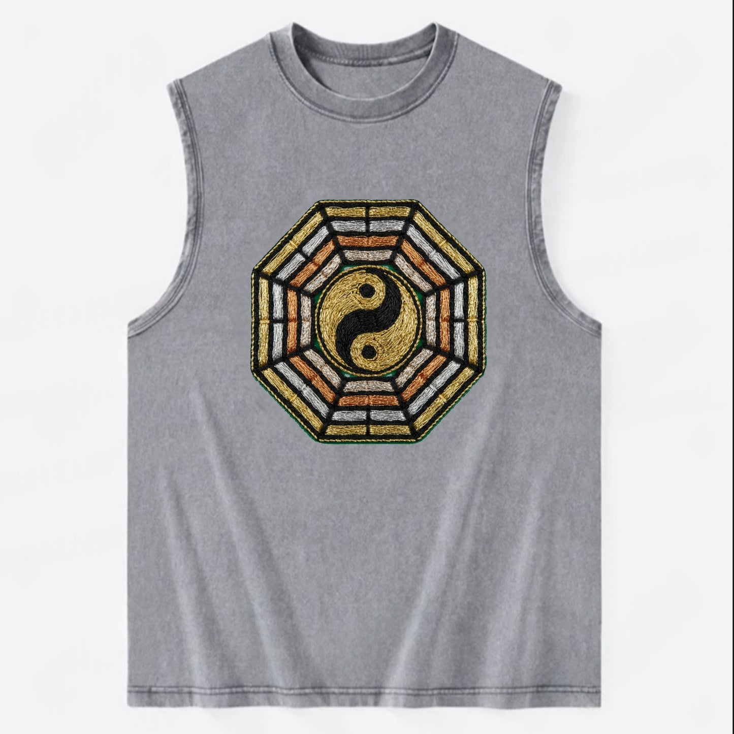Bagua - Vintage Washed Tank - Grey