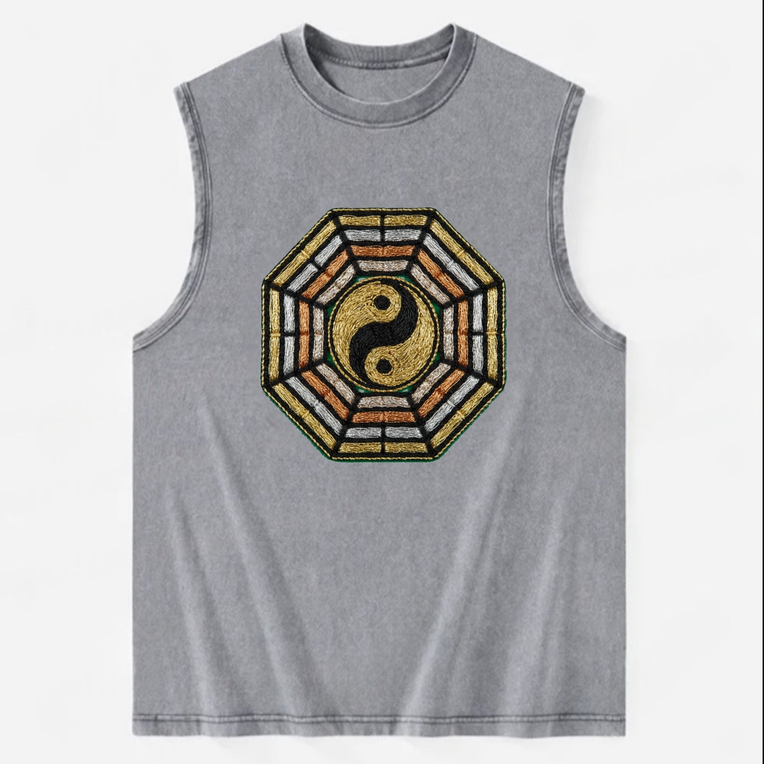 Bagua - Vintage Washed Tank - Grey