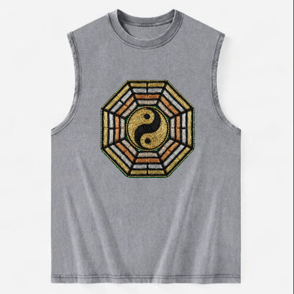Bagua - Vintage Washed Tank - Grey