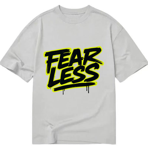 Bold typography design - FEARLESS - courage, bravery, facing challenges head on - Classic T-shirt
