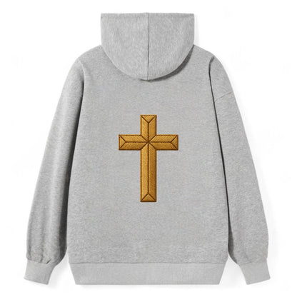 Rock Cross  - Classic Pullover Hoodie - Grey