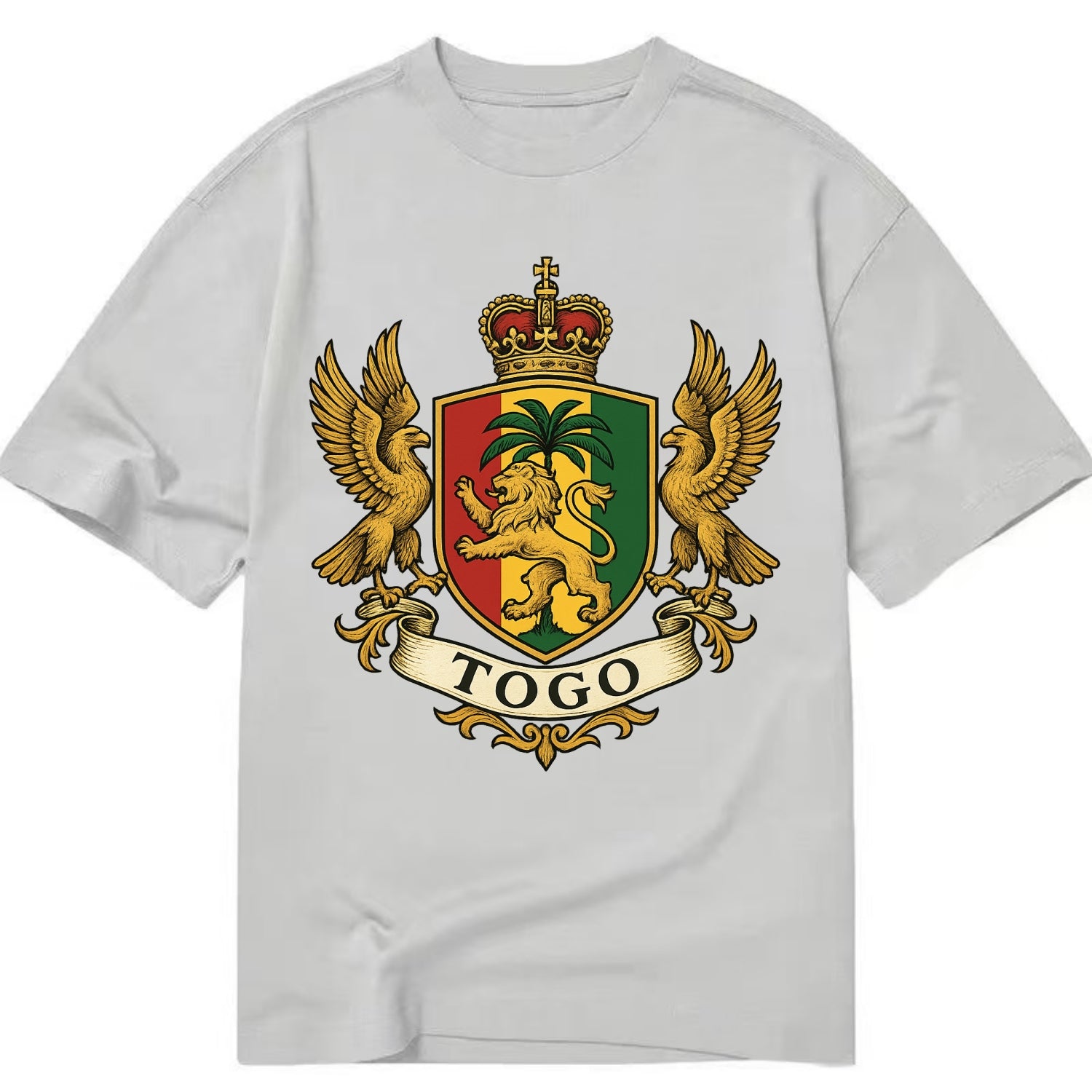 Togo Heritage Badge  - Classic T-shirt - Grey