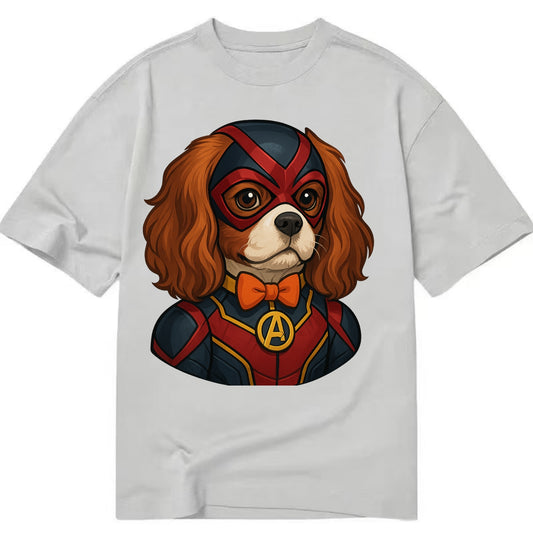 Cavalier King Charles Friendly Hero  - C Classic T-shirt - Grey