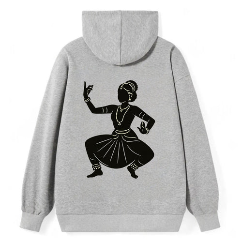 Bharatanatyam classical Indian pose - Classic Pullover Hoodie