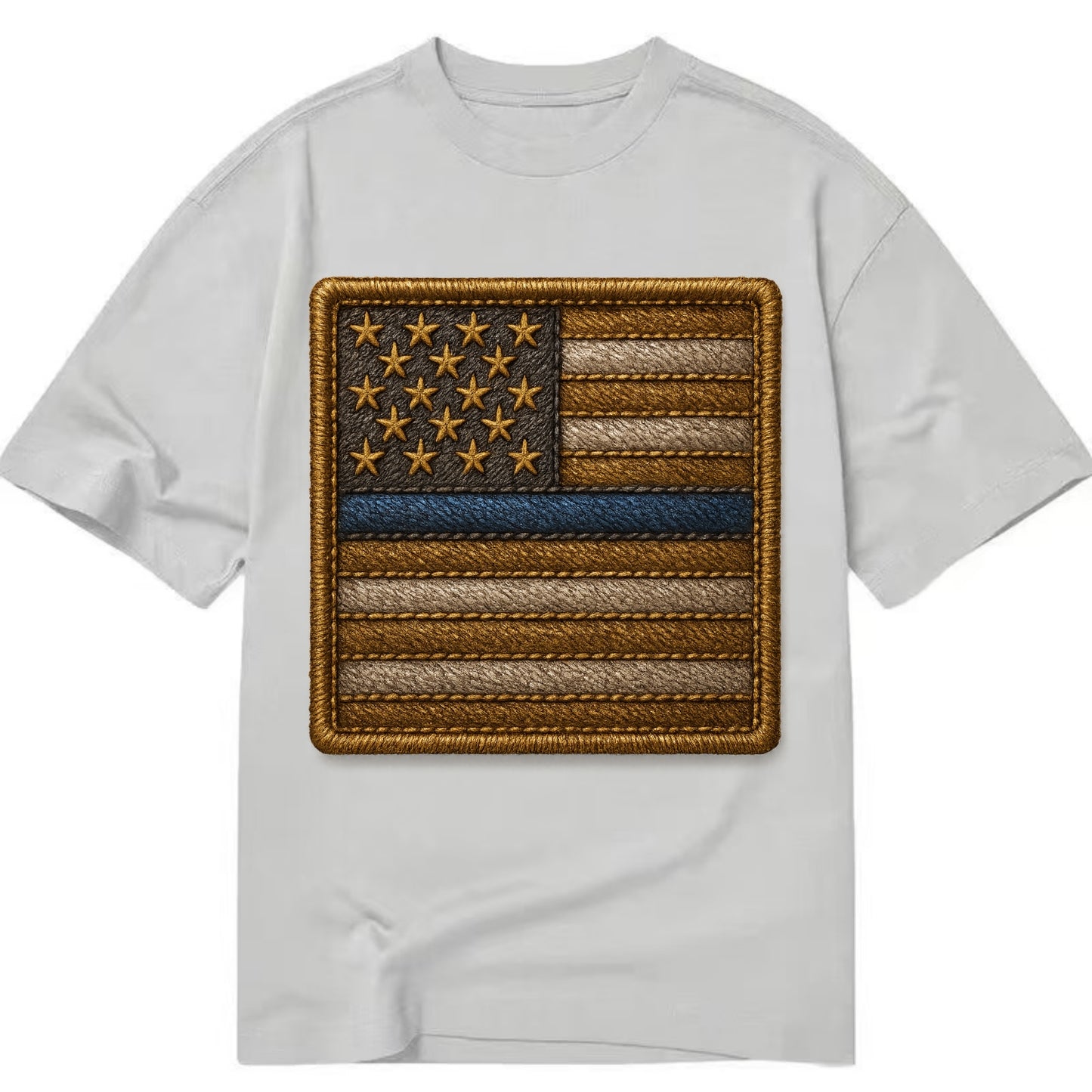 Thin Blue Line  - Classic T-shirt - Grey