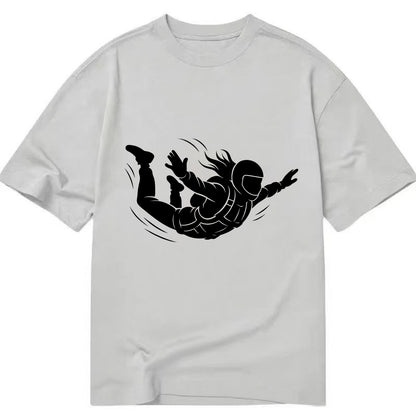 Skydiver free-fall position - Classic T-shirt - Grey