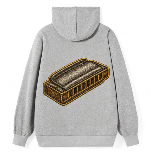 Harmonica  - Classic Pullover Hoodie - Grey
