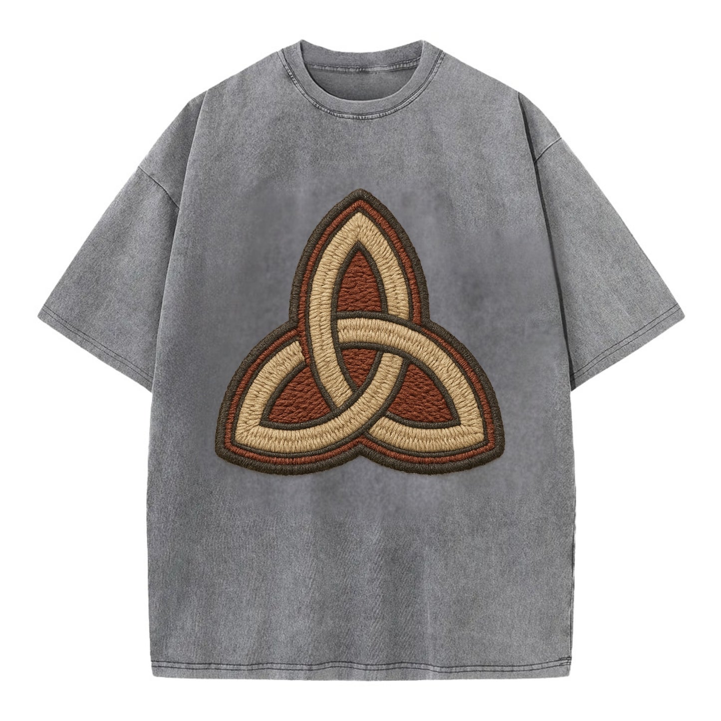 Trinity Knot  - Vintage T-shirt - Grey