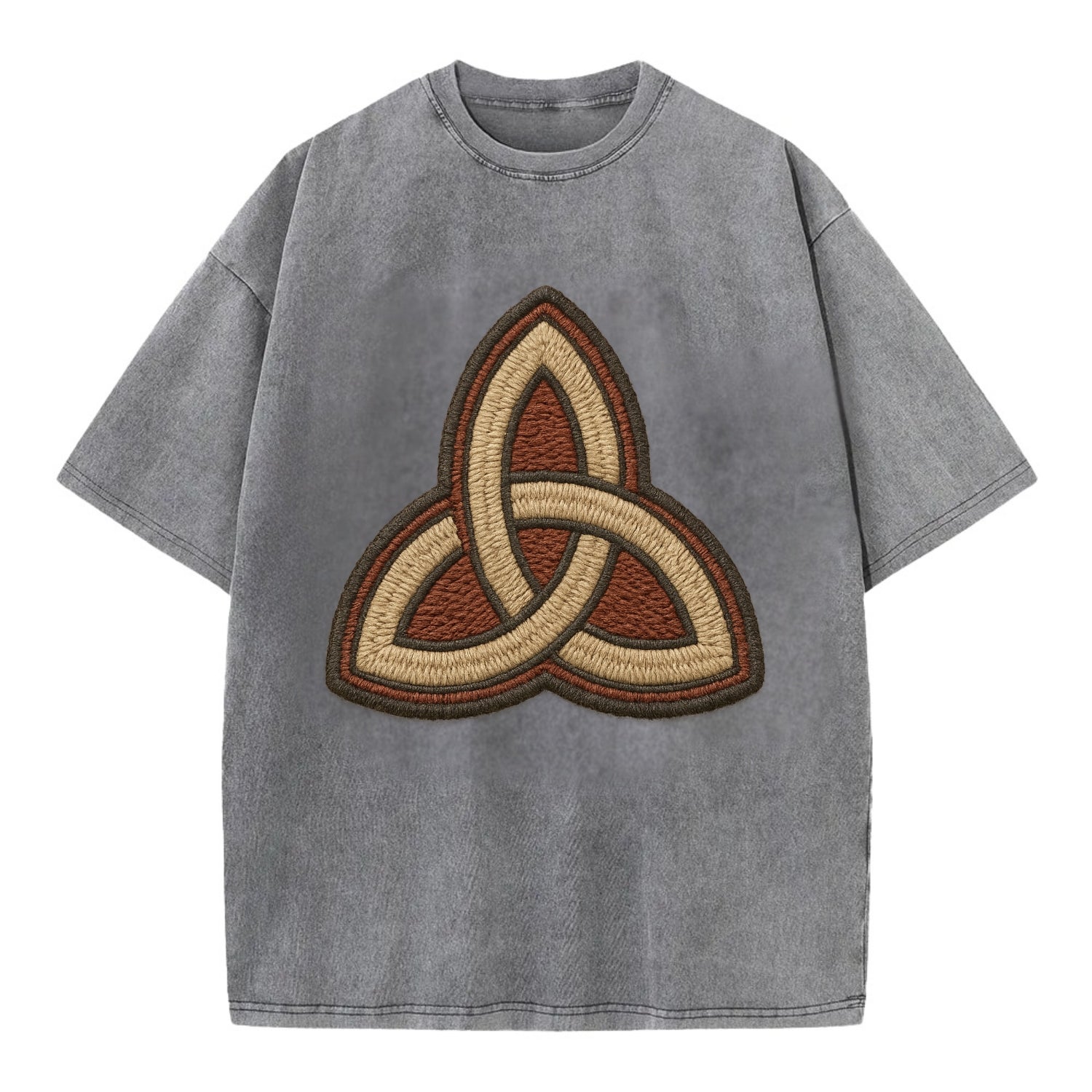 Trinity Knot  - Vintage T-shirt - Grey