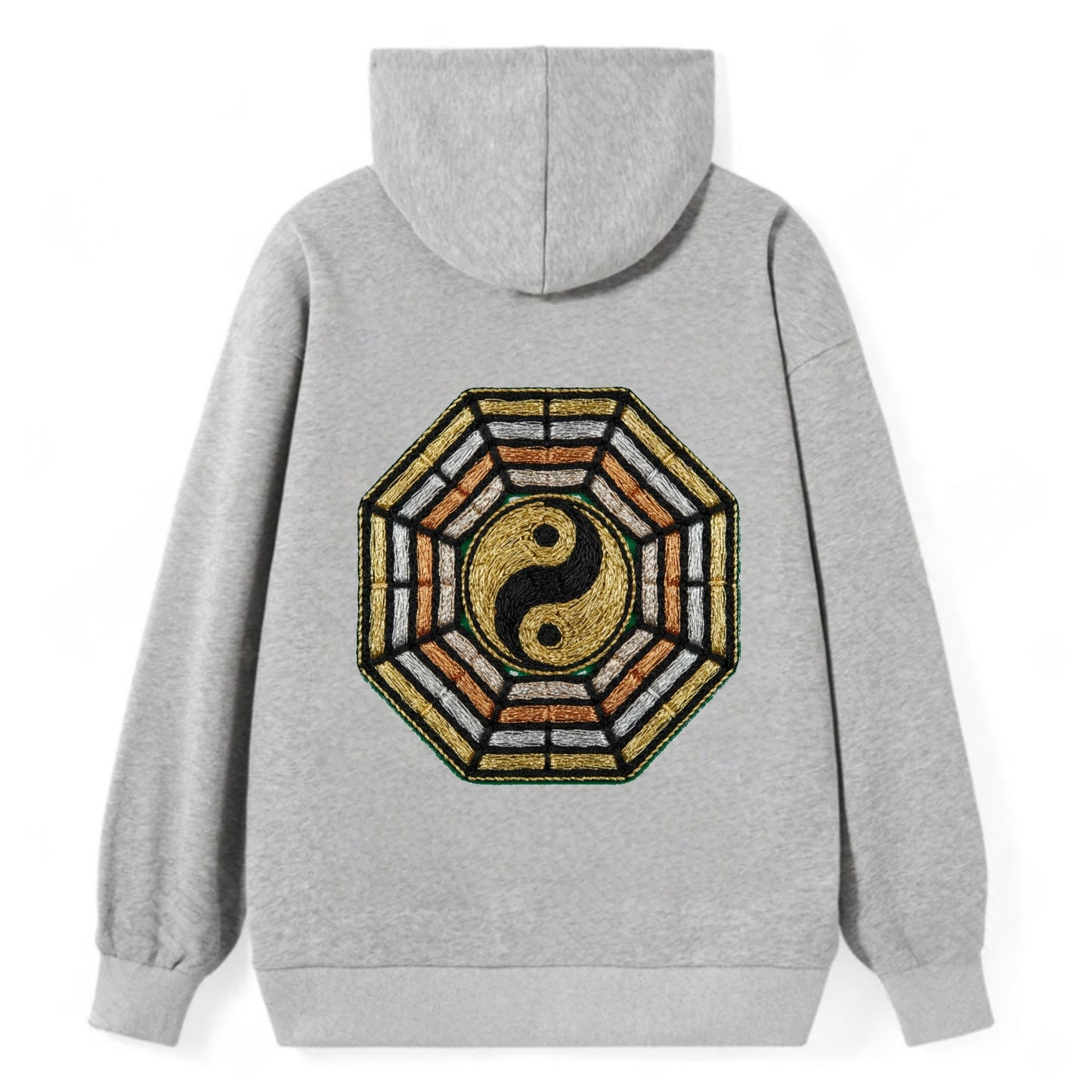 Bagua - Classic Pullover Hoodie - Grey