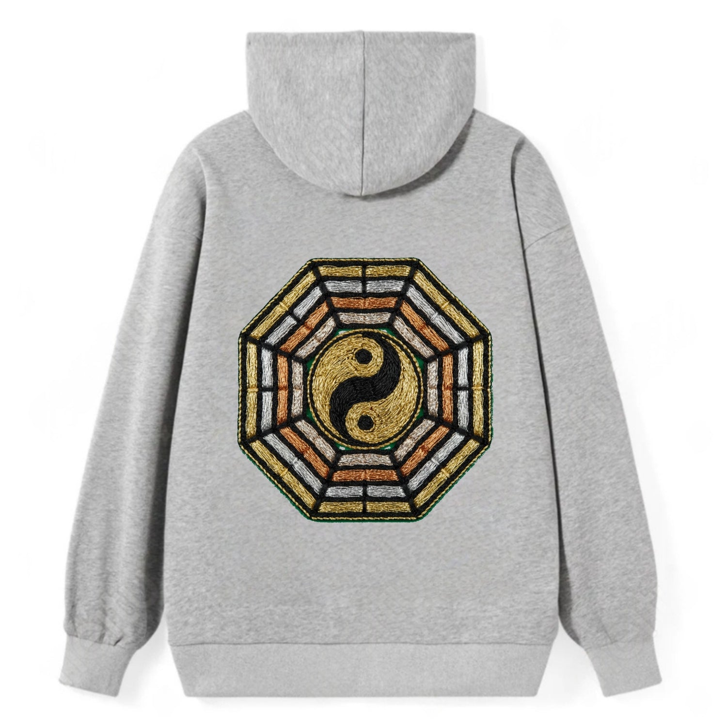 Bagua - Classic Pullover Hoodie - Grey