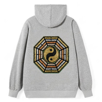 Bagua - Classic Pullover Hoodie - Grey