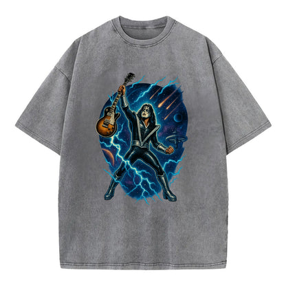 Ace Frehley Cosmic Solo - Vintage T-shirt - Grey