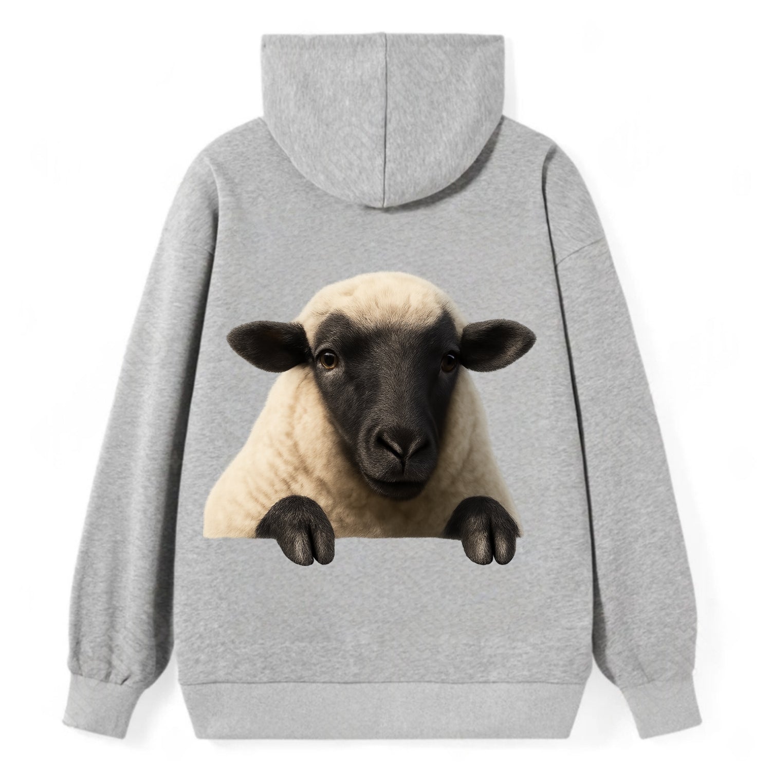 Sheep  - Classic Pullover Hoodie - Grey