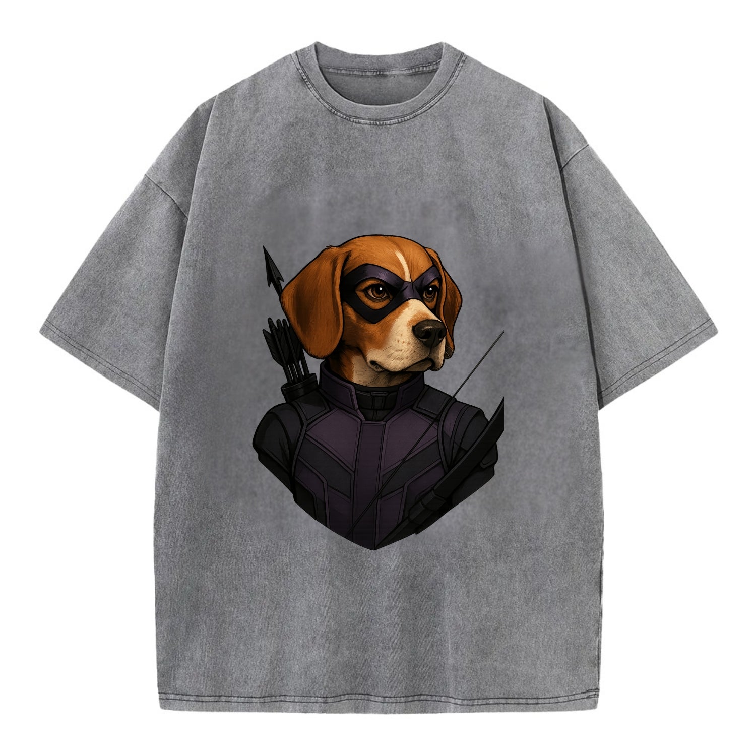 Beagle Hawkeye  - Vintage T-shirt - Grey