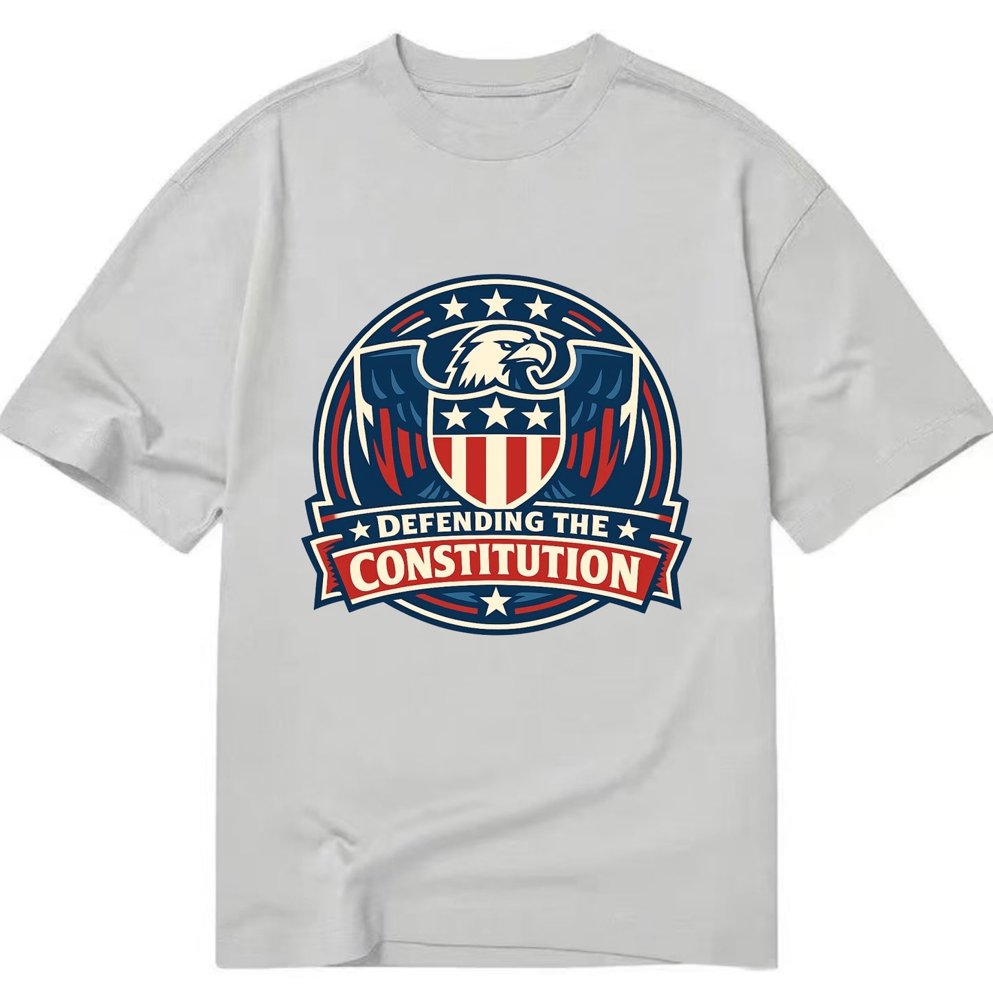 Defend Constitution - Classic T-shirt - Grey