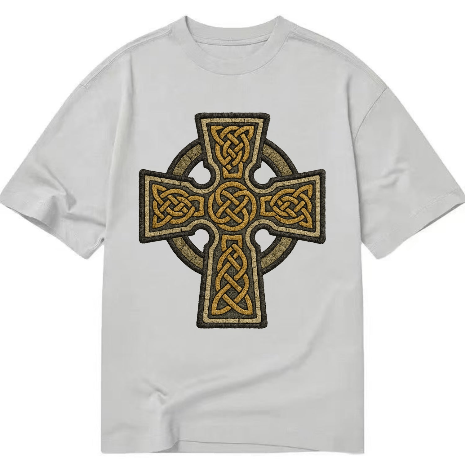 Celtic Cross  - Classic T-shirt - Grey