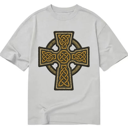 Celtic Cross  - Classic T-shirt - Grey