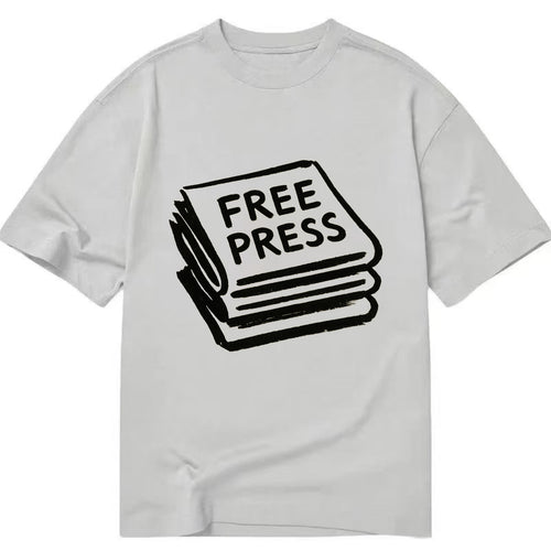 Stack of newspapers - free press bold ink brushstrokes - Classic T-shirt