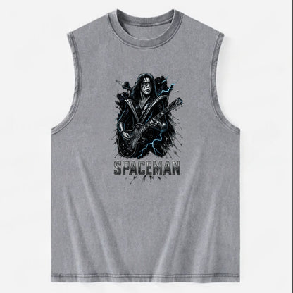 Silver Splash - Vintage Washed Tank - Grey