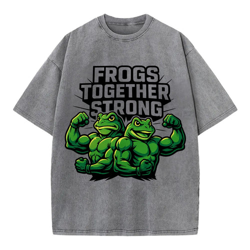Frogs Together Strong - Vintage T-shirt