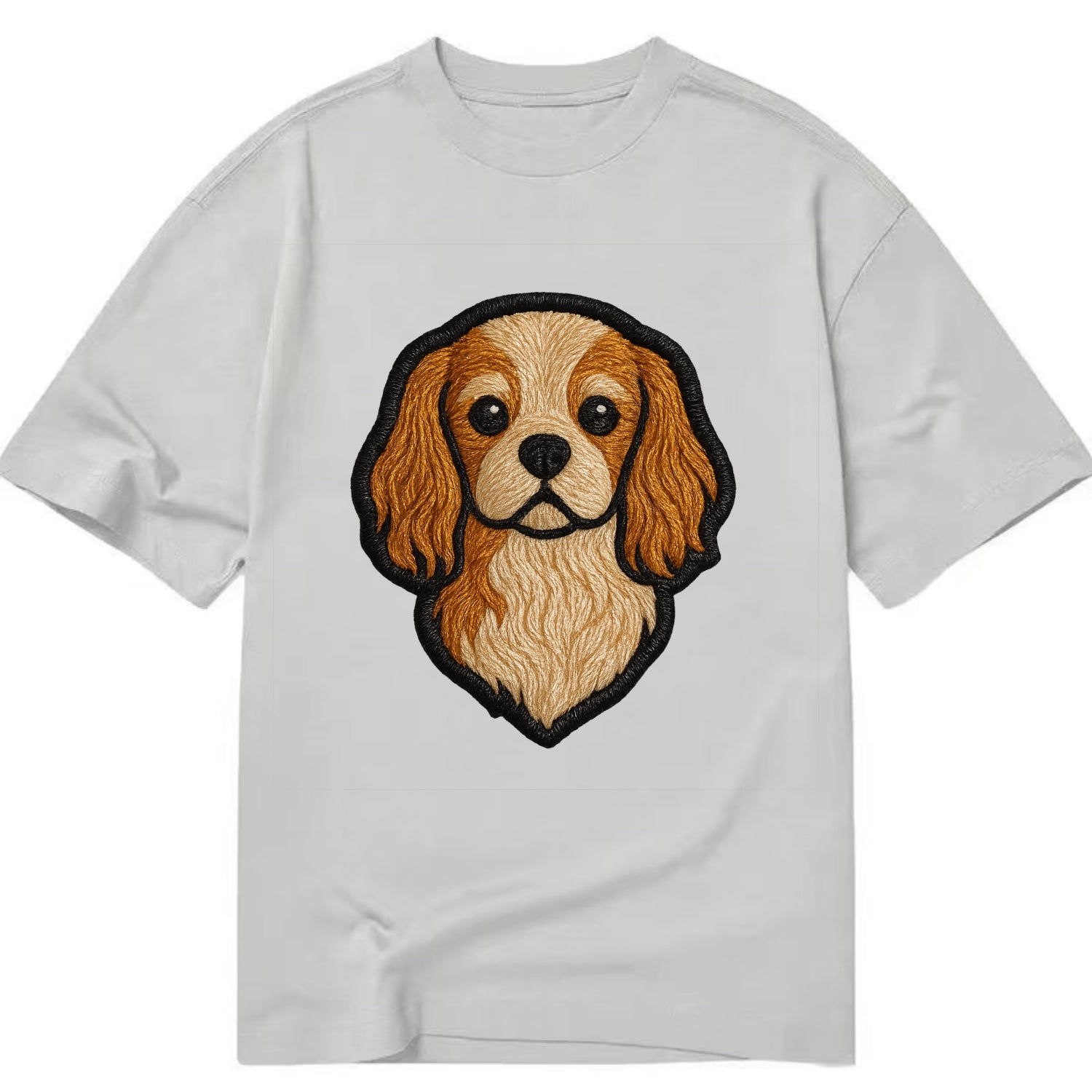 Cavalier King Charles Spaniel - Modern g - Classic T-shirt - Grey