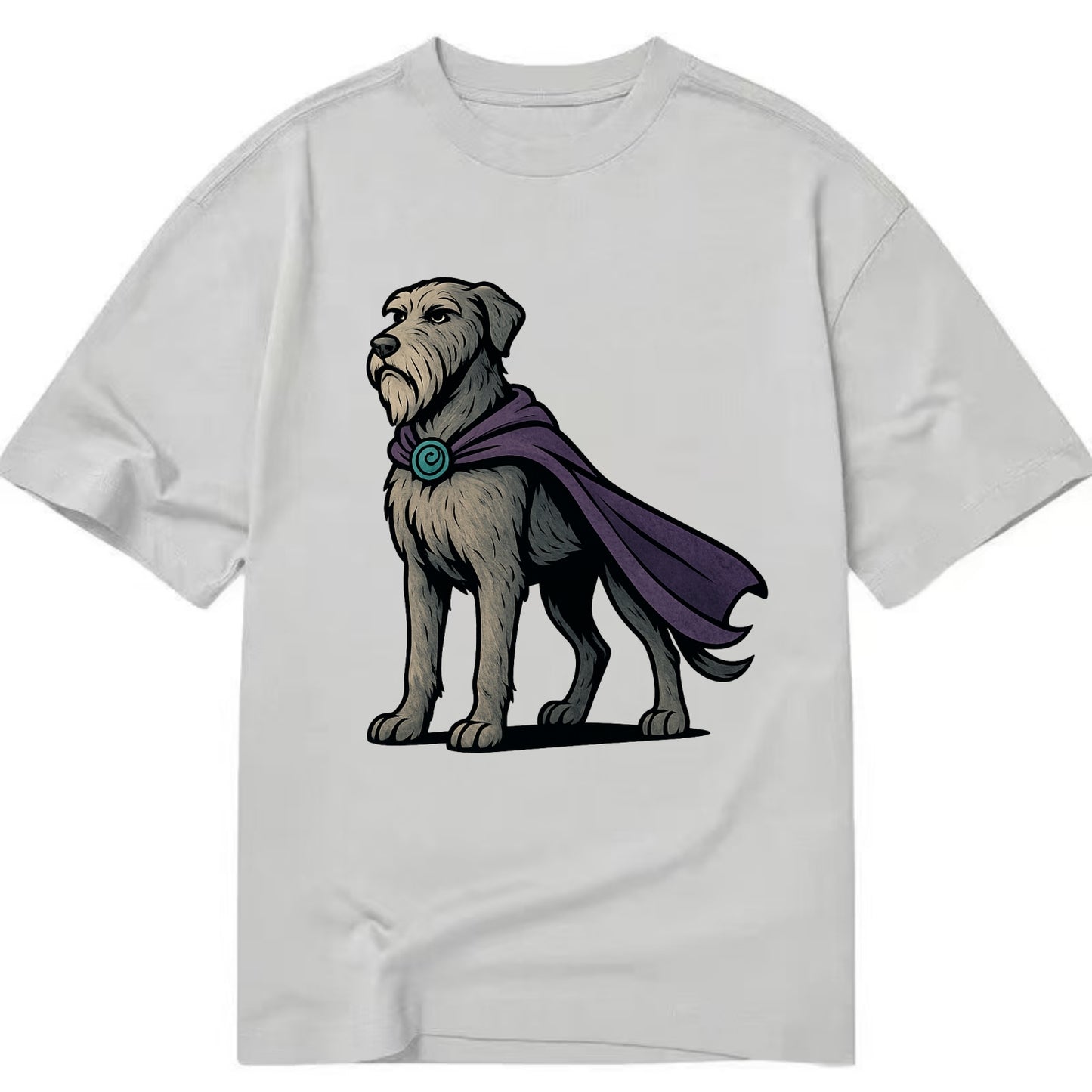 Irish Wolfhound Mystic Hero  - Classic T-shirt - Grey