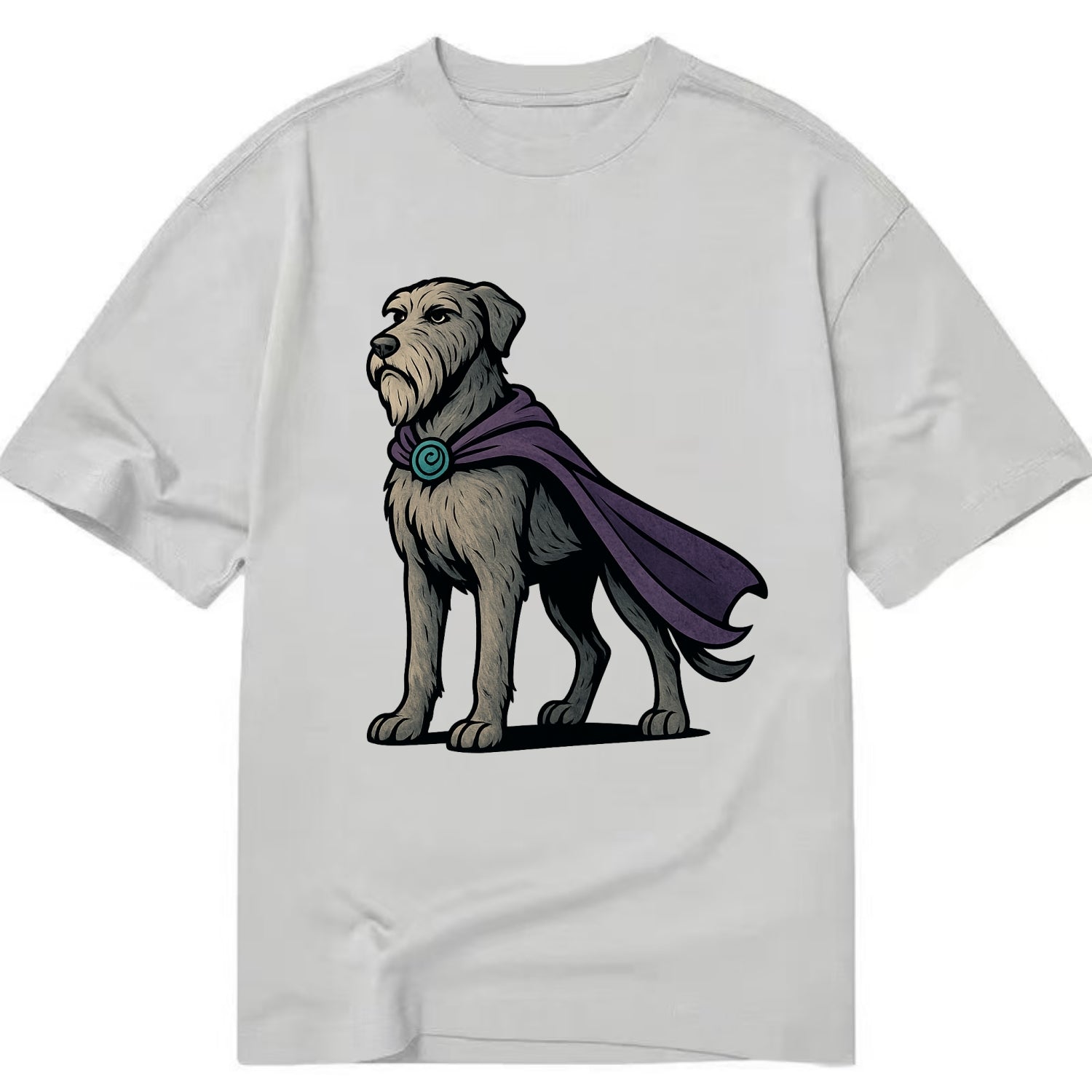 Irish Wolfhound Mystic Hero  - Classic T-shirt - Grey