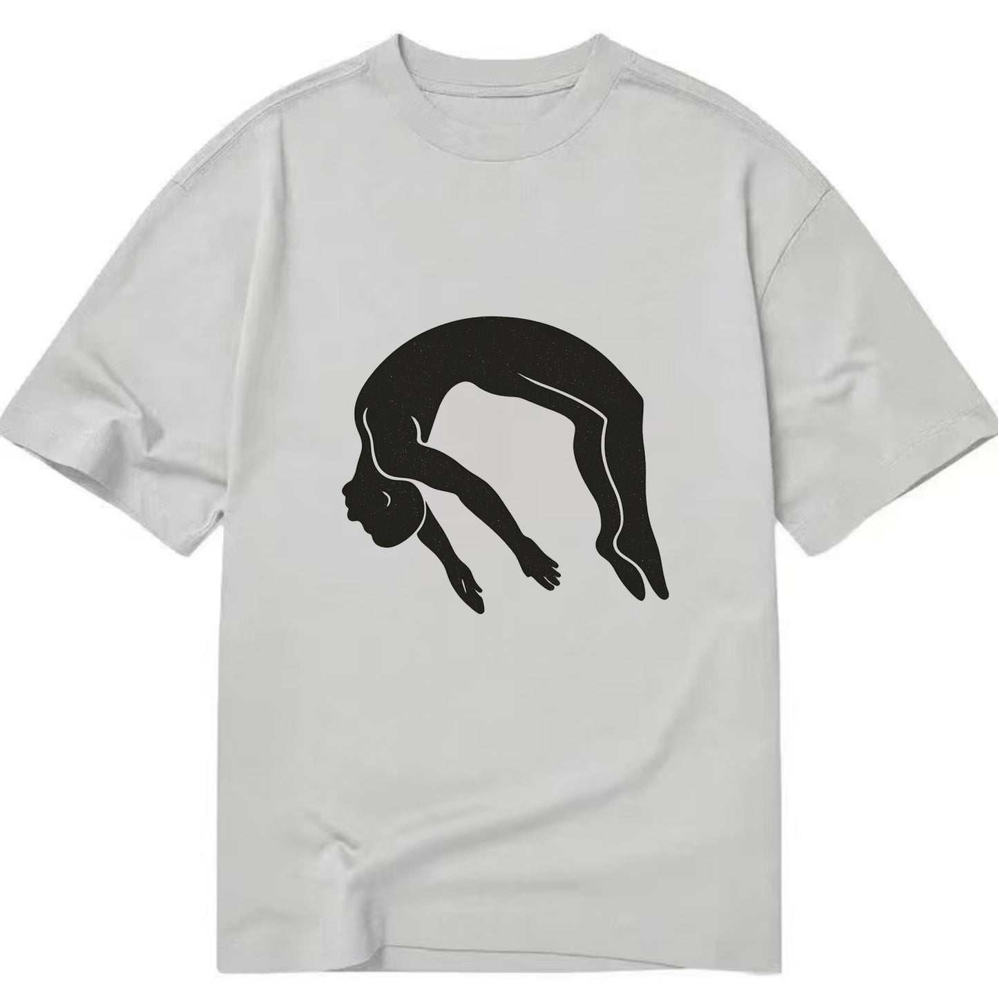 Gymnast doing a backflip - Classic T-shirt - Grey