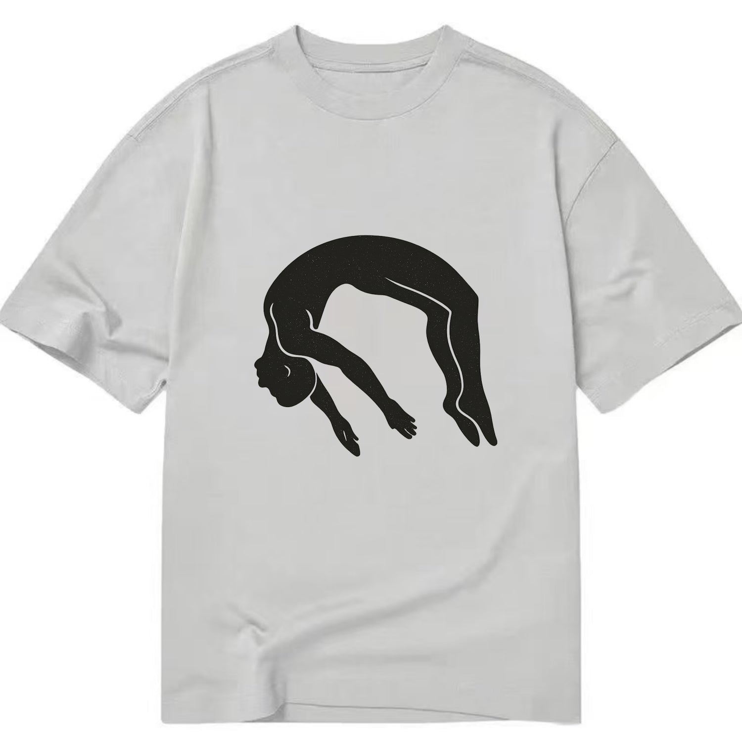 Gymnast doing a backflip - Classic T-shirt - Grey