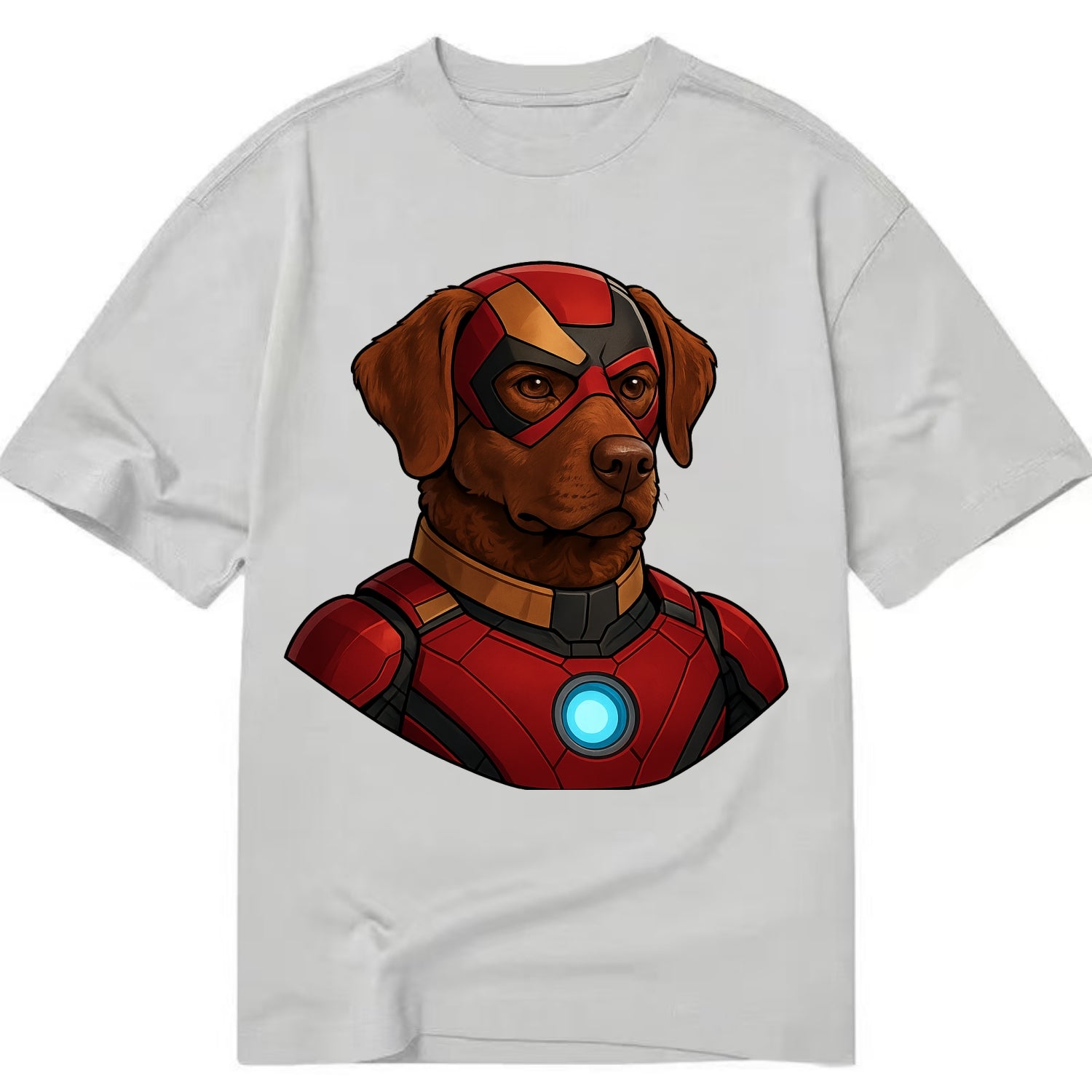 Chesapeake Bay Retriever Loyal Hero  - C Classic T-shirt - Grey