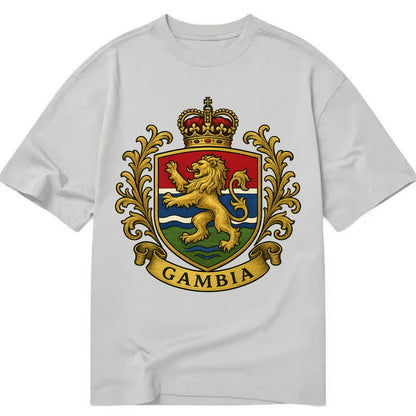 Gambia Heritage Badge  - Classic T-shirt - Grey