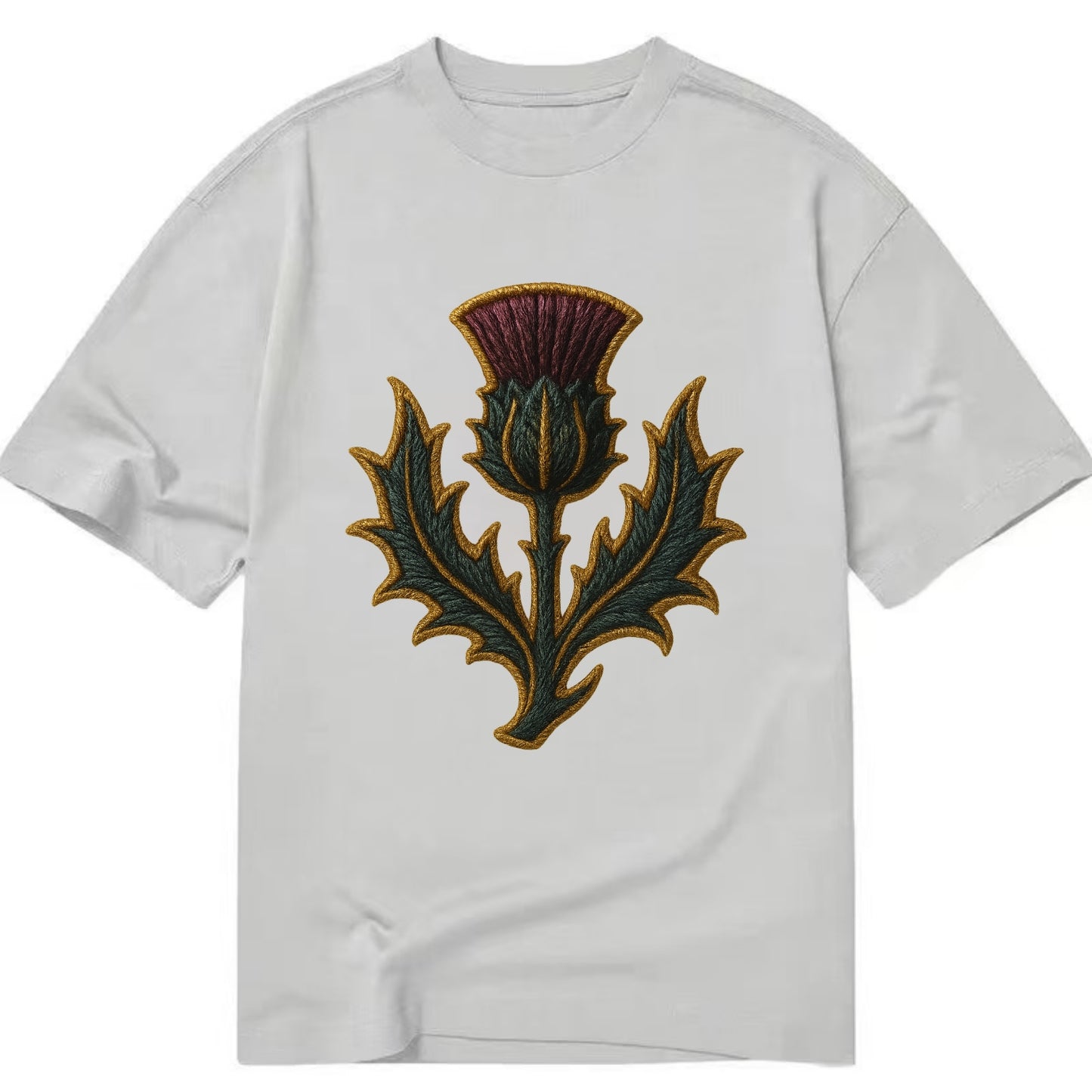 Scottish Thistle  - Classic T-shirt - Grey