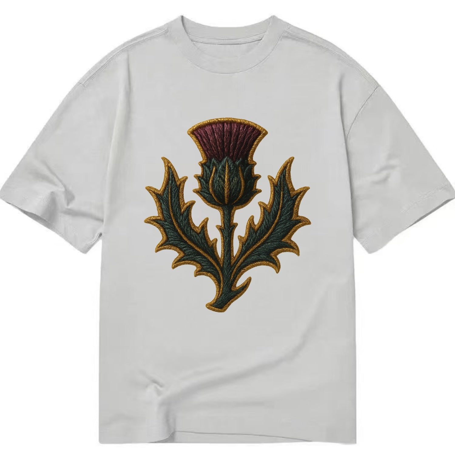 Scottish Thistle  - Classic T-shirt - Grey