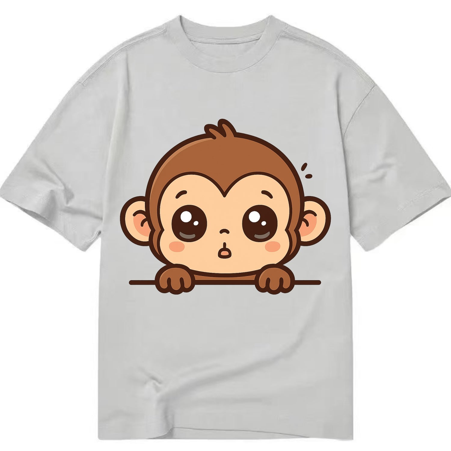 Baby Monkey  - Classic T-shirt - Grey