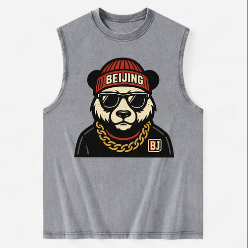 Beijing Panda - Vintage Washed Tank