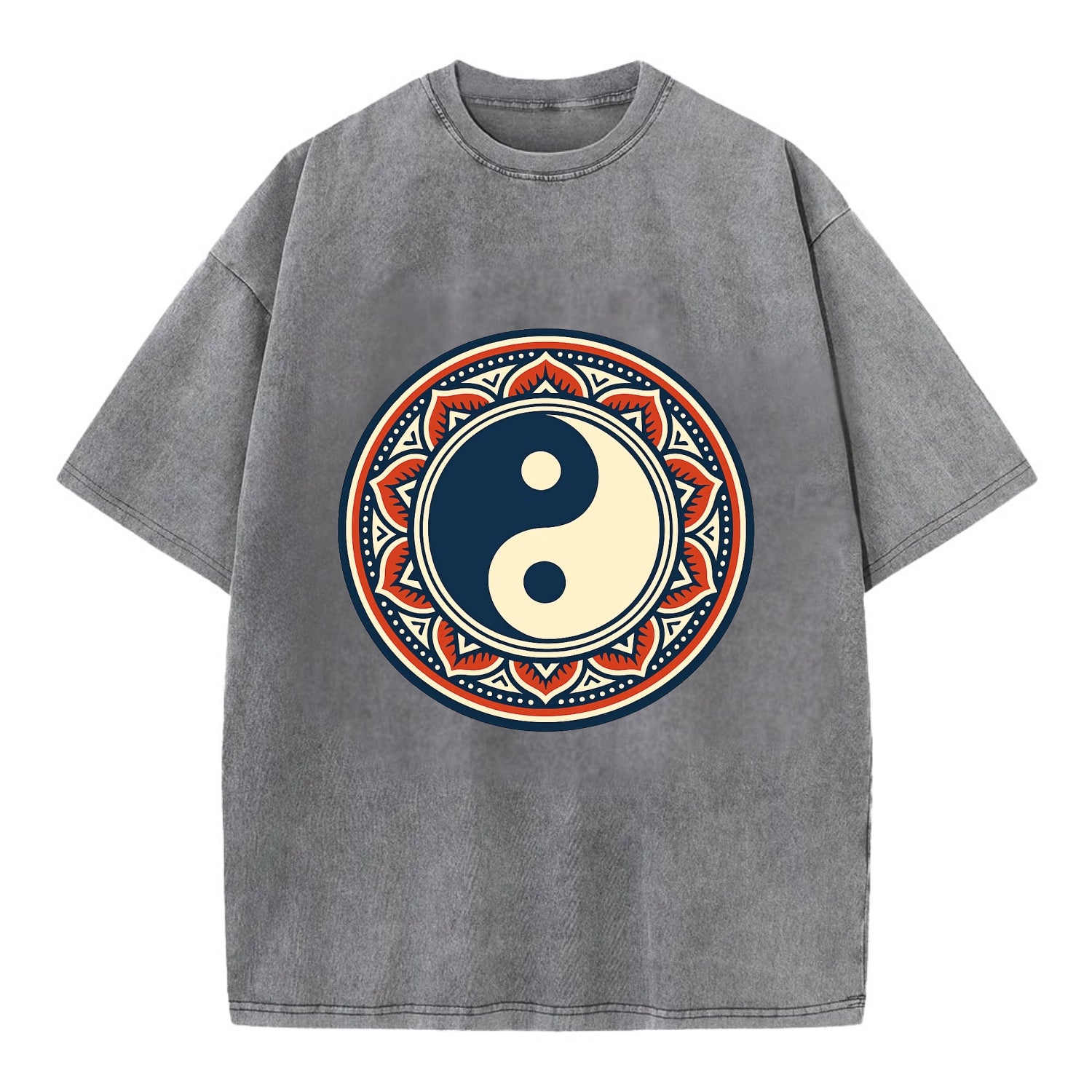 Harmony of Balance - Vintage T-shirt - Grey