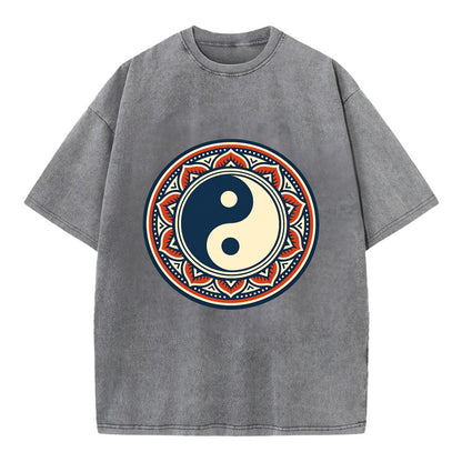 Harmony of Balance - Vintage T-shirt - Grey