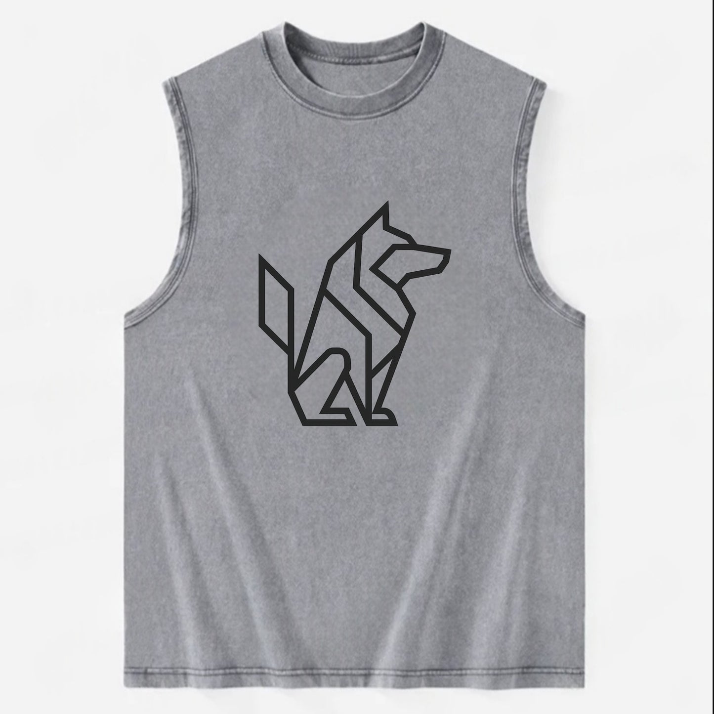 Born to be Wild  - Vintage Washed Tank - Grey