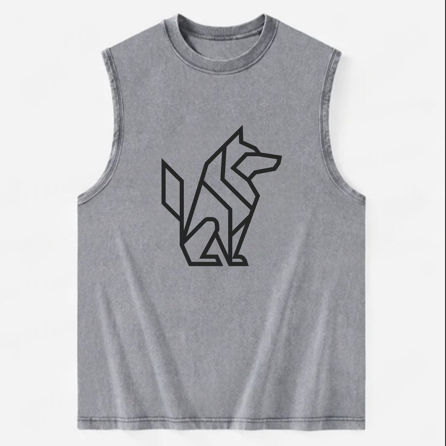 Born to be Wild  - Vintage Washed Tank - Grey