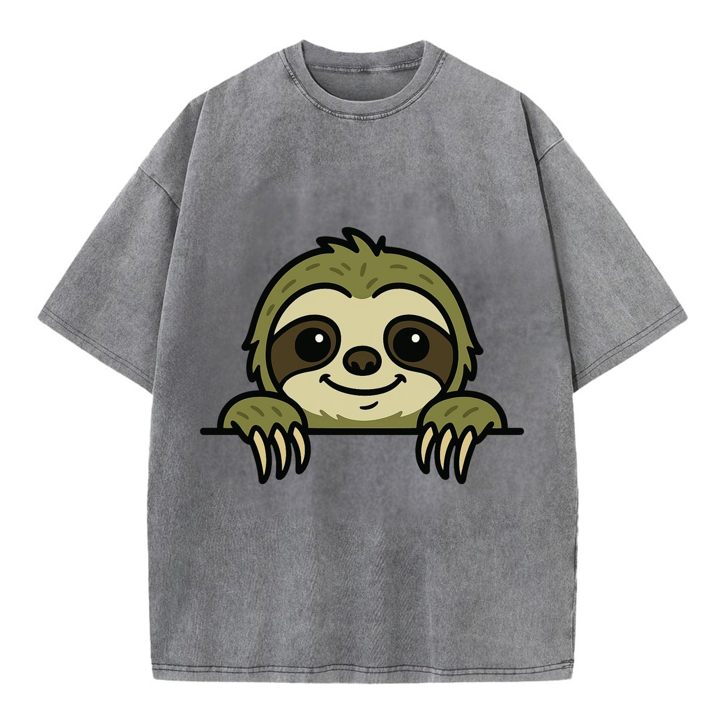 Sloth  - Vintage T-shirt - Grey