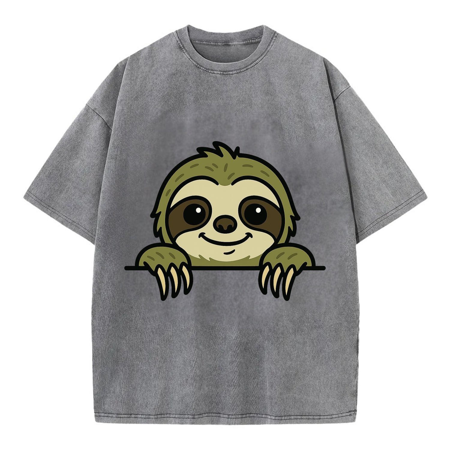 Sloth  - Vintage T-shirt - Grey