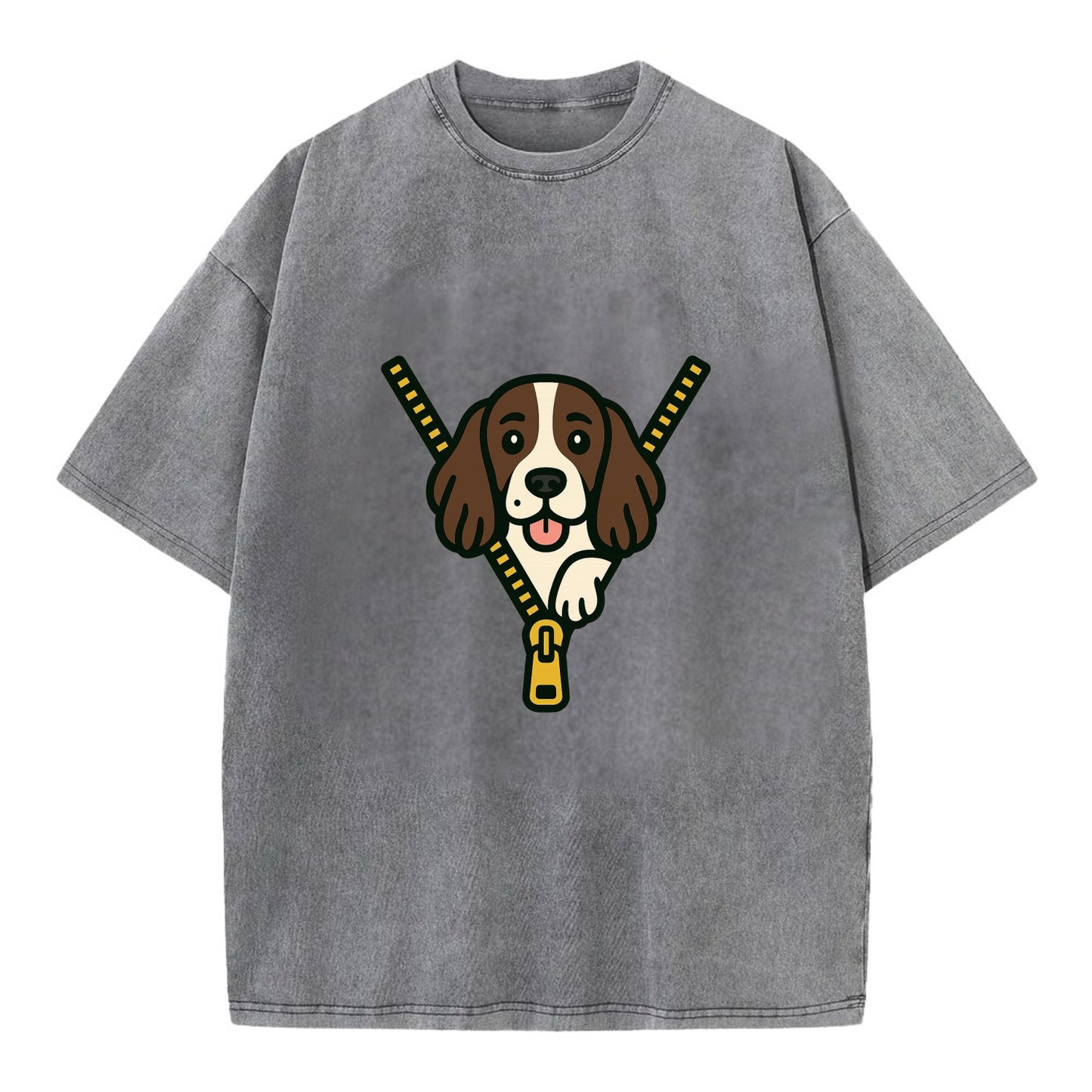 English Springer Spaniel - Vintage T-shirt - Grey