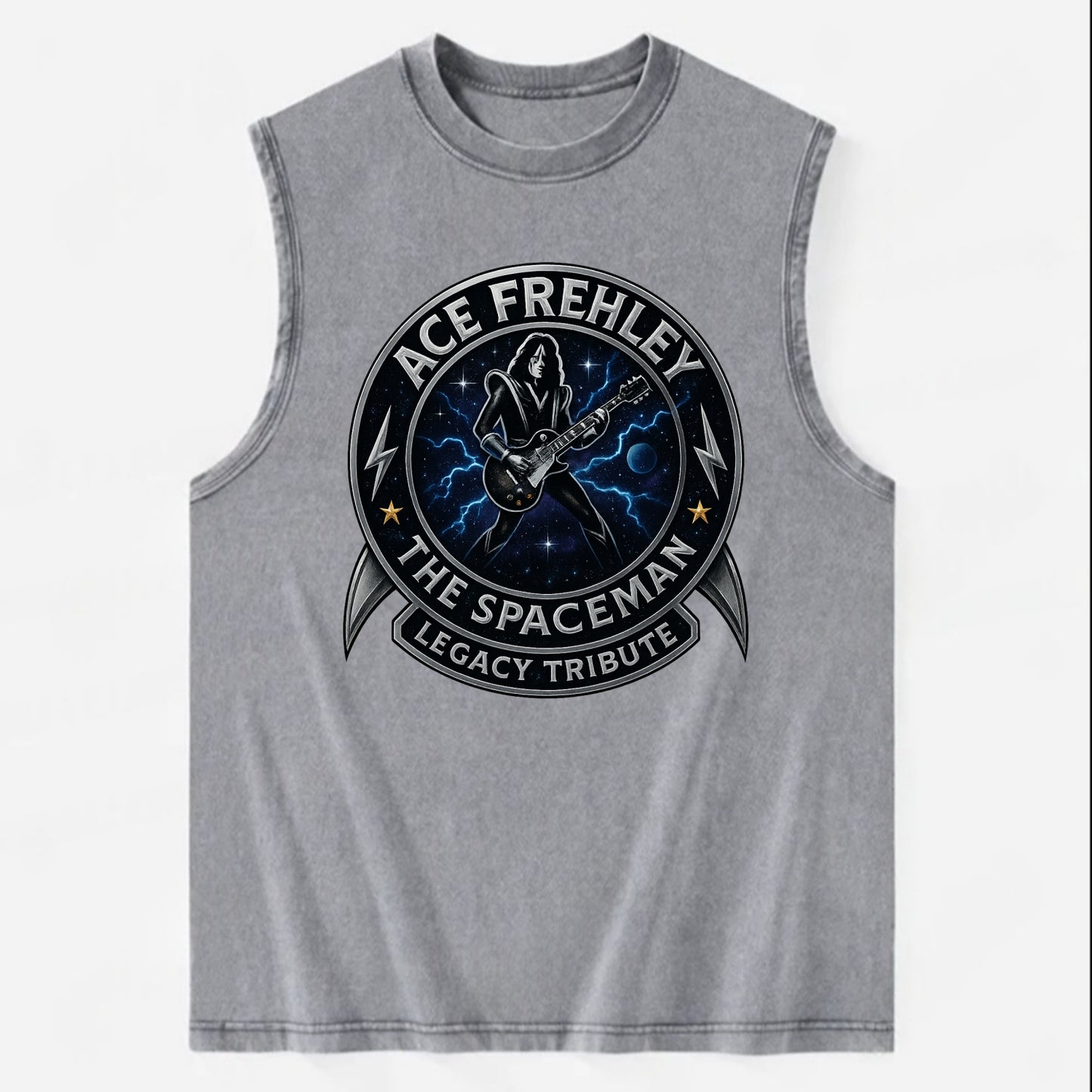 Ace Legacy Seal - Vintage Washed Tank - Grey