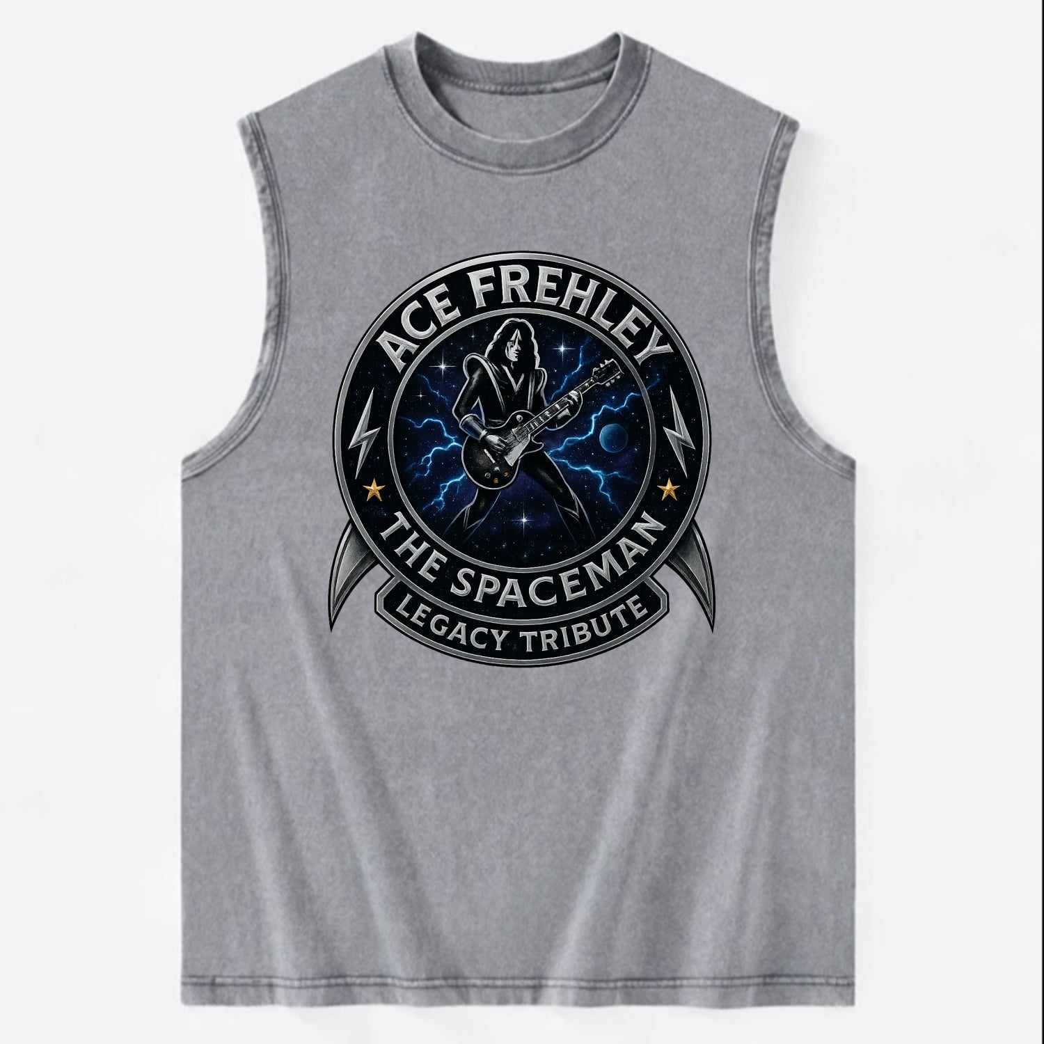 Ace Legacy Seal - Vintage Washed Tank - Grey