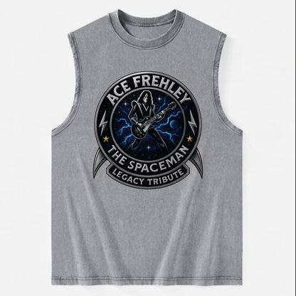 Ace Legacy Seal - Vintage Washed Tank - Grey