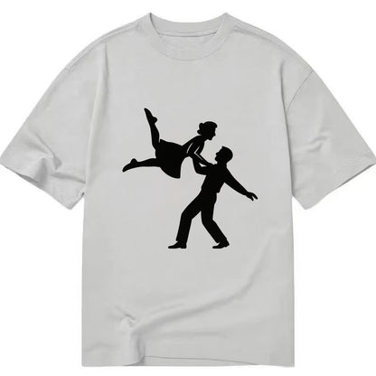 Swing dancers aerial lift - Classic T-shirt - Grey